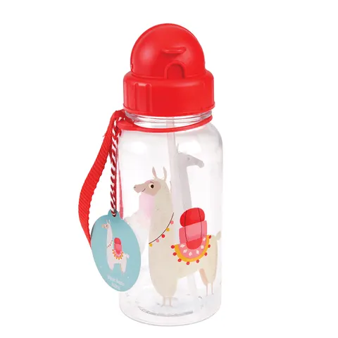 Bidon ze słomką 500 ml, Lama Dolly
