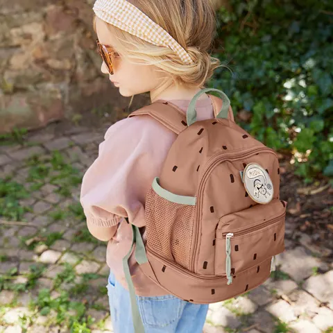 Lassig Plecak mini Happy Prints Caramel
