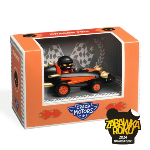 Djeco. Autko CRAZY MOTORS - DRAGON FIRE