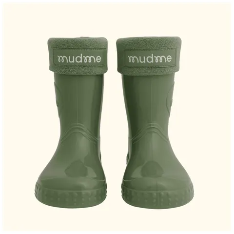 MUDME Sage Green ocieplacz do kaloszy dziecięcych