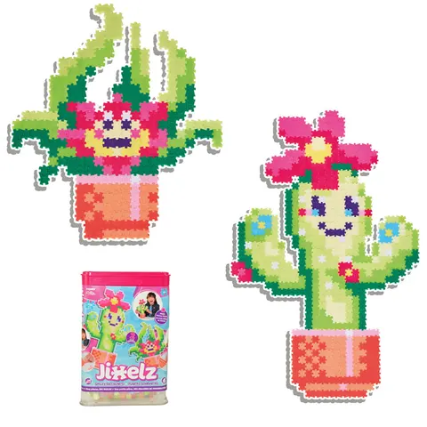 Puzzelki Pixelki Jixelz. Uśmiechnięte Kaktusy. 750 elementów.