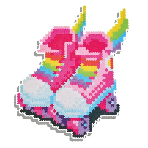 Puzzelki Pixelki Jixelz. Rock 'n' Rolki. 1250 elementów.