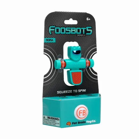 Niebieski Piłkarzyki Foosbots. Zestaw dla Jednego Gracza.