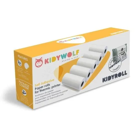 Kidywolf rolki samoprzylepne do aparatu Kidywolf - zestaw 5 rolek