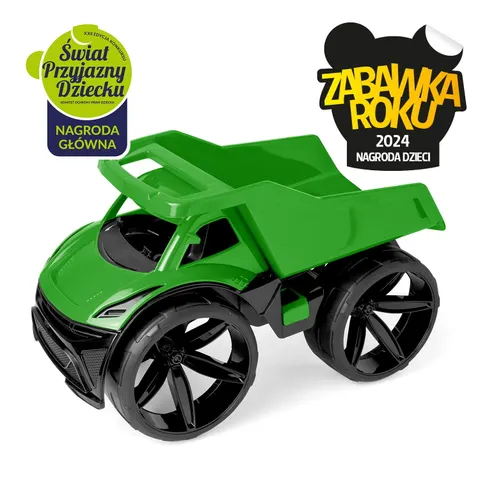 WADER. Maximus wywrotka zielona. Samochód zabawka