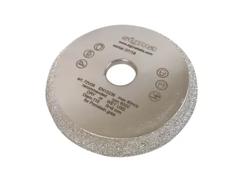 Sigma 72V06S Frez diamentowy Ø115, otwór 22,2 mm, promień 6