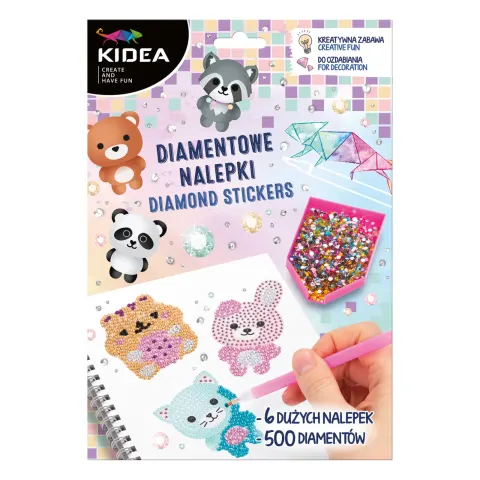 Naklejki diamentowe Wesołe zwierzęta KIDEA