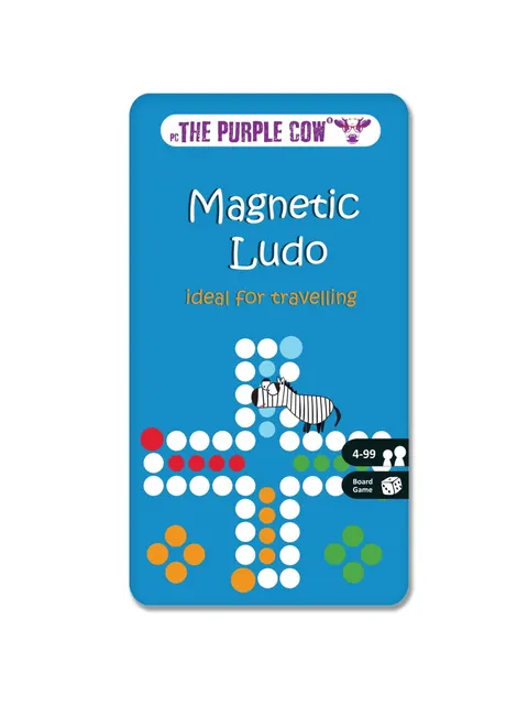 Gra magnetyczna The Purple Cow - Chińczyk/Ludo