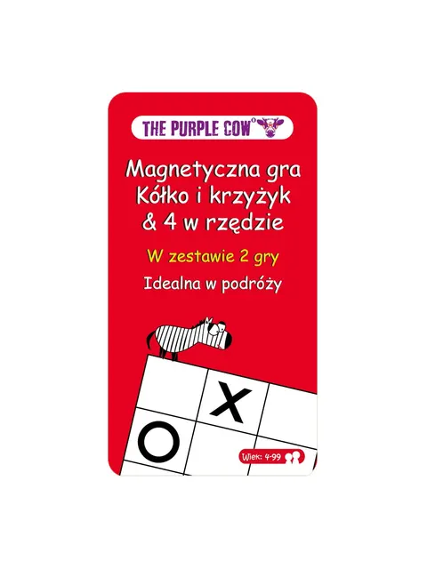 Gra magnetyczna The Purple Cow - Kółko i Krzyżyk