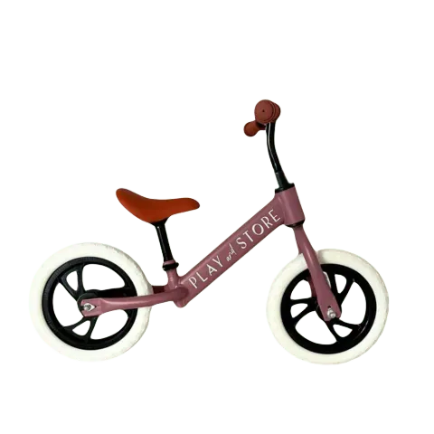 Lekki Rowerek biegowy Play and Store 2kg Cherry/Wiśniowy