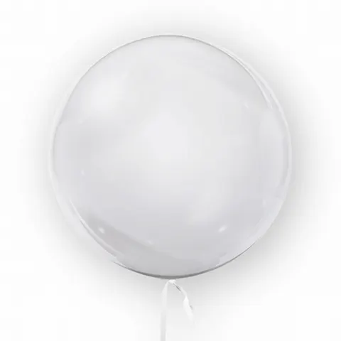 Tuban. BALON 45 CM – TRANSPARENTNY crystal