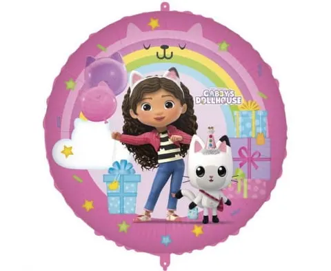 Balon foliowy Koci Domek Gabby 46cm