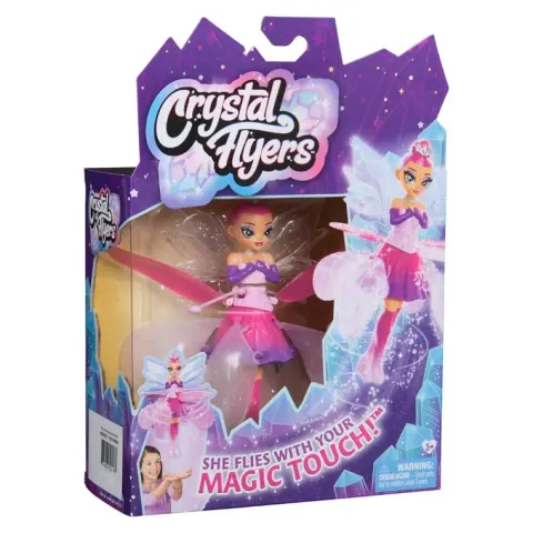 Crystal Flyers Latającą wróżka 15cm różowa
