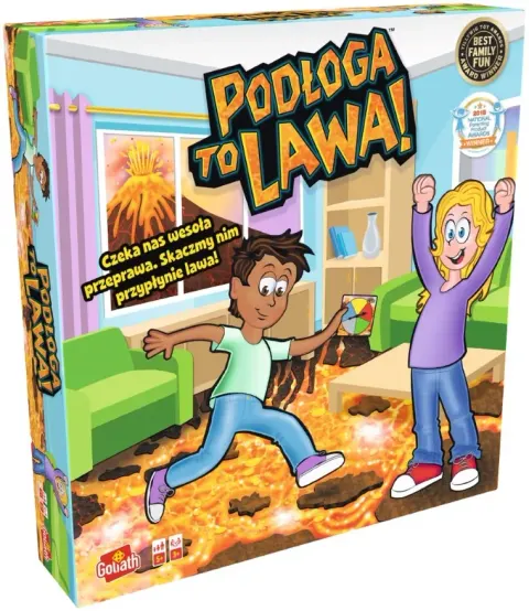 Podłoga to lawa - gra zręcznościowa dla dzieci