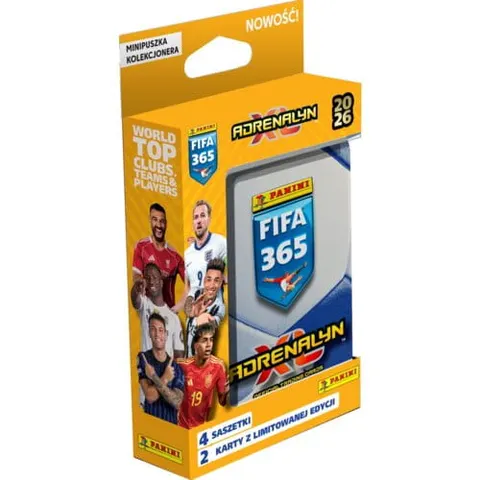 Karty PANINI FIFA 365 Adrenalyn XL 2026 Mini Puszka Kolekcjonera