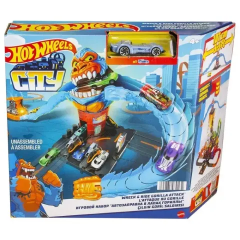 Hot Wheels City Pułapka goryla tor dla autek