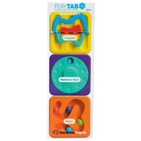 PlayTab Sensoryczne Kwadraty. Zestaw 1 z Przekładankami.