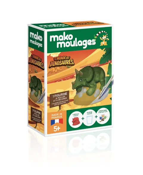 Mako Figurki Triceratops 39050 Gipsowe Figurki dla Dzieci