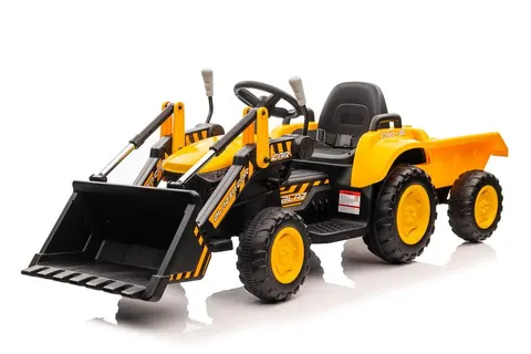 Traktor Koparka Na Akumulator Z łyżką BW-X002A Żółty
