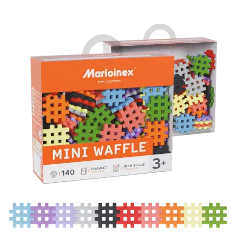 Marioinex, Mini Waffle, klocki konstrukcyjne, 140 elementów