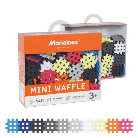 Marioinex, Mini Waffle, klocki konstrukcyjne, 140 elementów