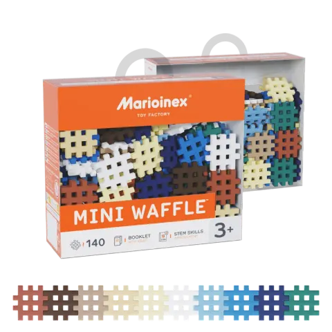 Marioinex, Mini Waffle, klocki konstrukcyjne, 140 elementów