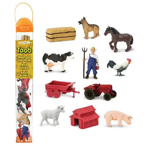 Na Wsi. Zestaw Figurek w Tubie Montessori Safari Ltd