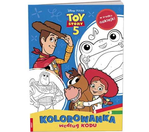 Toy Story 5. Kolorowanka Według Kodu