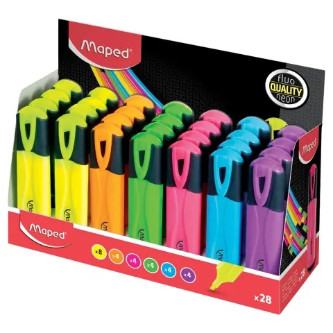 Zakreślacz Fluo Peps mix kolorów Maped