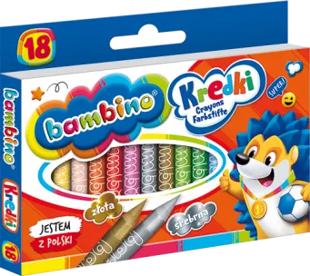 Kredki BAMBINO 18 kolorów