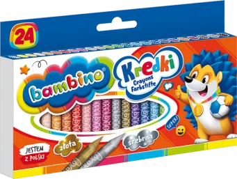 Kredki BAMBINO 24 kolory