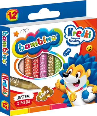 Kredki BAMBINO 12 kolorów