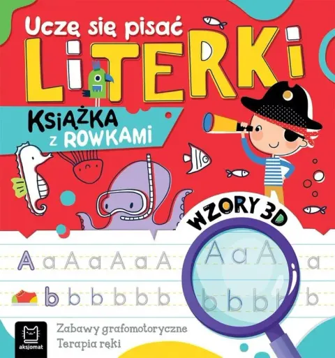 Poznaję i piszę literki. Książeczka z rowkami