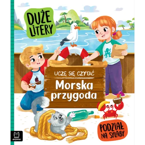 Uczę się czytać. Podział na sylaby. Morska.