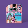 Książka do kolorowania z naklejkami- Beauty Shop. OMY