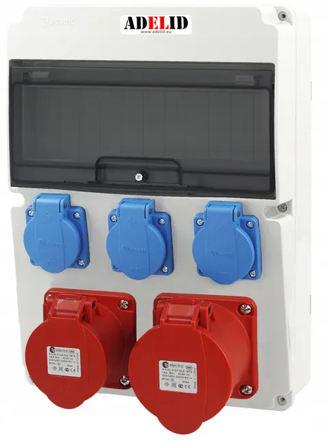 Rozdzielnica RSW 2x 16A 5P, 3x 230V