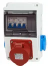 Rozdzielnica budowlana zabezpieczona RSK 1x 32A 4P 2x 230V 16A