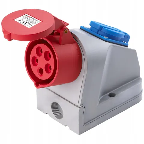 Gniazdo Siłowe Stałe Kombi 16A 5P + 230V IP44 16/5