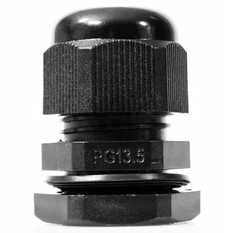 Dławik kablowy czarny dławnica PG 13.5 IP68 10szt