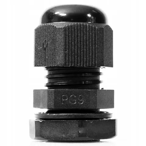 Dławik kablowy dławnica kablowa czarna PG 9 IP68 10szt