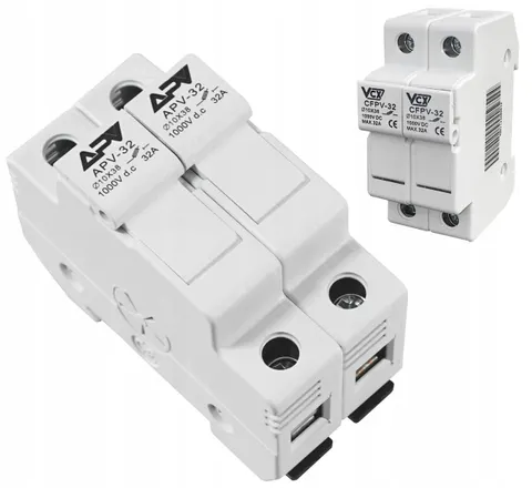 Rozłącznik Bezpiecznik 10x38 1000V DC Solar 32A 2p