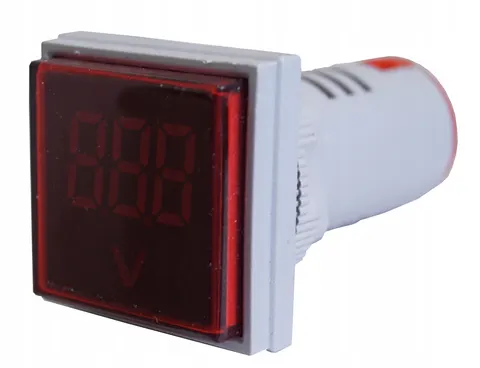 Woltomierz tablicowy miernik 22 MM LED 60 - 500V