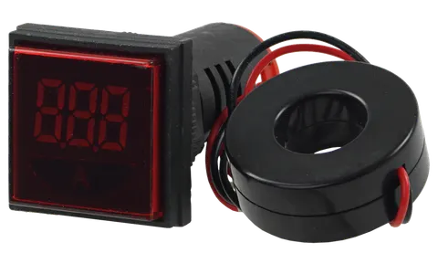 Amperomierz miernik tablicowy 22mm LED 0 - 100A