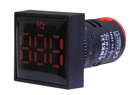 MIERNIK CZĘSTOTLIWOŚCI CYFROWY 0-99Hz 22mm