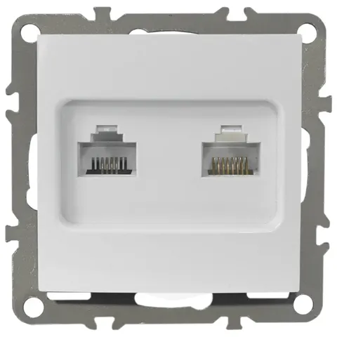QUADRA Gniazdo Telefoniczne Komputerowe Rj45 Rj11