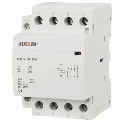 Stycznik Modułowy 63-04 230V 63A 3P 4NC 3-FAZ 40A