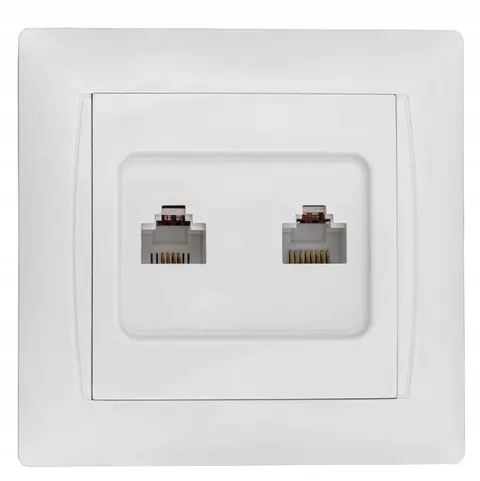 Gniazdo Telefoniczno-Komputerowe Kissme RJ45 RJ11