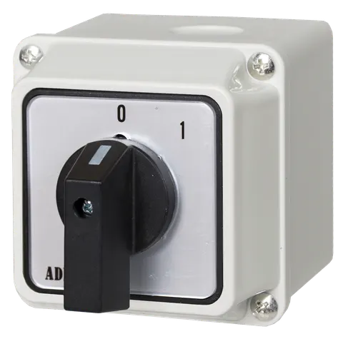 Łącznik Krzywkowy 25A 0-1 3F W Obudowie Ip65