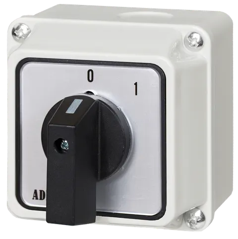 Łącznik Krzywkowy 20A 0-1 1F W Obudowie IP65