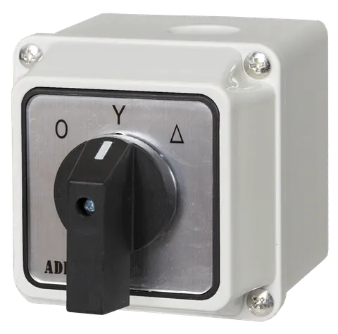 Łącznik krzywkowy w obudowie gwiazda trójkąt 20A